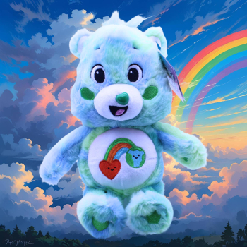 Care Bears Plüschfigur Regenbogen-Herz – Glücksbärchi ca. 25 cm | Neu 2025
